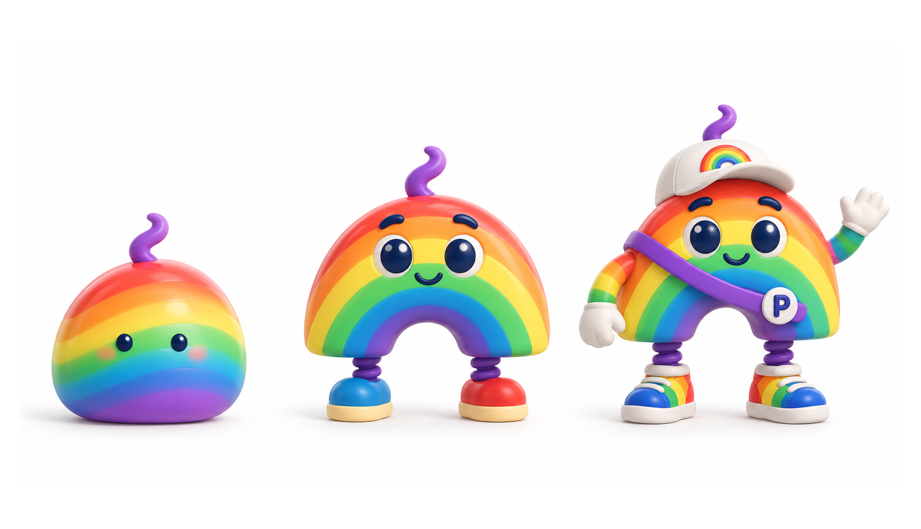 Poing character evolution across three age groups